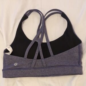 lululemon athletica Women's Heathered Purple/Blue Sports Bra Size 6